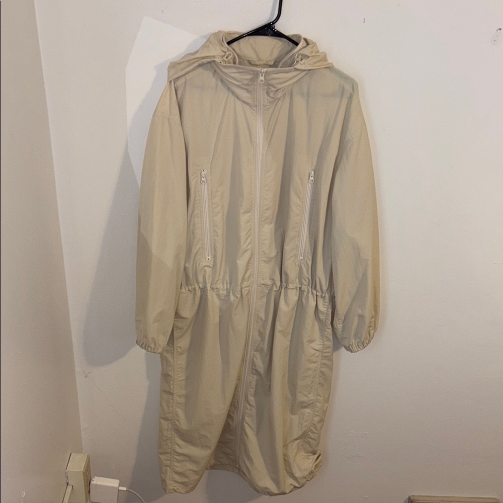 Uniqlo Beige Hooded Women's Jacket